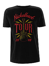 Nickelback t-shirt, Guitar Tour 2016 Black, men´s