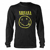 Nirvana t-shirt long rukáv, Smiley, men´s