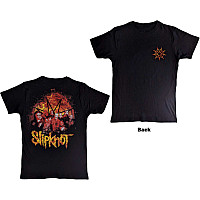 Slipknot t-shirt, The End So Far Flame Logo BP Black, men´s