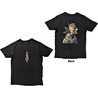 Slipknot t-shirt, Skeleton & Pentagram BP Black, men´s