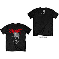 Slipknot t-shirt, Gray Chapter Skull BP Black, men´s