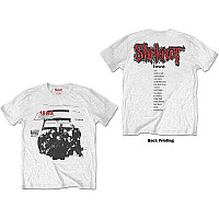 Slipknot t-shirt, Iowa Track List BP White, men´s