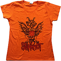 Slipknot t-shirt, Winged Devil Girly BP Orange, ladies