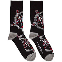 Slayer ponožky, Pentagram Black, unisex - velikost 4 až 7 (36 až 40 EU)