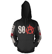 Sons of Anarchy mikina, SOA Grey Distressed Black, men´s