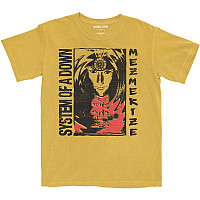 System Of A Down t-shirt, Reflections Dip Dye Yellow, men´s