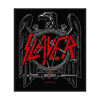 Slayer patch PES 100x50 mm, Black Eagle