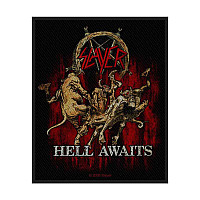 Slayer tkaná patch PES 100x75 mm, Hell Awaits