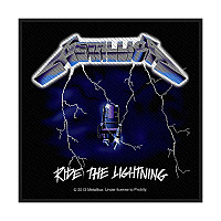 Metallica patch 100 x100 mm, Ride The Lightning