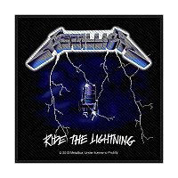 Metallica patch 100 x100 mm, Ride The Lightning