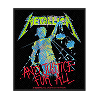 Metallica patch 100 x100 mm, Justice For All