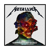 Metallica patch 100 x100 mm, Hardwired To Self Destruct