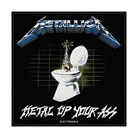 Metallica patch 100 x100 mm, Metal Up Your Ass