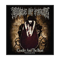 Cradle Of Filth tkaná patch PES 100x100 mm, Cruelty and the Beast