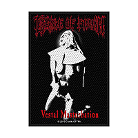 Cradle Of Filth tkaná patch PES 100x50 mm, Vestal Masturbation