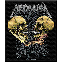 Metallica tkaná patch PES 100 x 80 mm, Sad But True