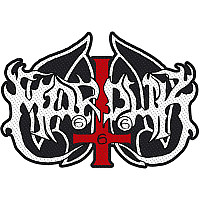 Marduk PES tkaná patch 100x50 mm, Logo Cut Out