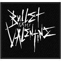 Bullet For My Valentine tkaná patch PES 100x100 mm, Logo