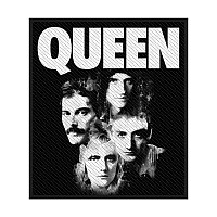 Queen tkaná patch PES 100x80 mm, Faces