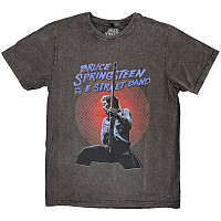 Bruce Springsteen t-shirt, Live Photo Stone Wash Charcoal Grey, men´s