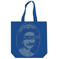 Sex Pistols ekologická sopping bag, God Save the Queen Zipped Blue