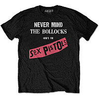 Sex Pistols t-shirt, Never Mind The Bollocpcs Black, men´s