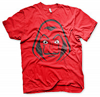 La Casa De Papel t-shirt, Salvador Dali Mask Red, men´s