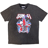Sum 41 t-shirt, All Killer No Filler Skeleton Wash Charcoal Grey, men´s