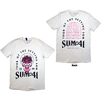 Sum 41 t-shirt, Tour '24 Pink Skull BP Natural, men´s