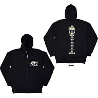 Sum 41 mikina, Tour '24 Pocket Logo & Skull Back Zipped BP Black, men´s