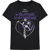 The Nightmare Before Christmas t-shirt, Purple Heart Black, men´s