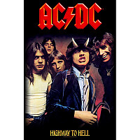 AC/DC textile banner 70cm x 106cm, Highway To Hell