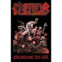 Kreator textile banner 68cm x 106cm, Pleasure To Kill