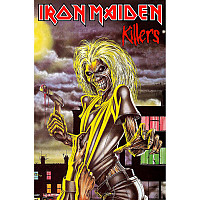 Iron Maiden textile banner 68cm x 106cm, Killers