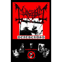 Mayhem textile banner 70cm x 106cm, Deathcrush