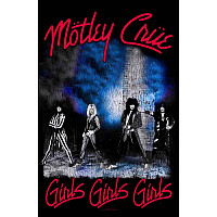 Motley Crue textile banner PES 70cm x 106cm, Girls, Girls, Girls