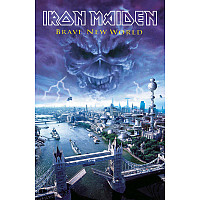 Iron Maiden textile banner 68cm x 106cm, Brave New World