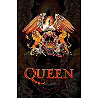 Queen textile banner 70cm x 106cm, Crest