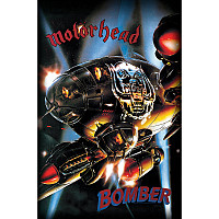 Motorhead textile banner 70cm x 106cm, Bomber