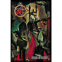 Slayer textile banner 68cm x 106cm, Reign In Blood