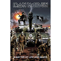 Iron Maiden textile banner 70cm x 106cm, A Matter Of Life And Death
