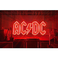 AC/DC textile banner 70cm x 106cm, PWR-UP