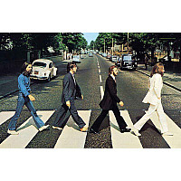 The Beatles textile banner PES 70cm x 106cm, Abbey Road