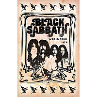 Black Sabbath textile banner 70cm x 106cm, World Tour 1978