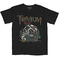 Trivium t-shirt, Skelly Flower Black, men´s