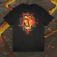 Rammstein t-shirt, Lava Logo BP Black, men´s