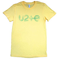 U2 t-shirt, Brazil Logo Babydoll Yellow, ladies