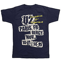 U2 t-shirt, I+E Paris Event 2015 BP Blue, men´s