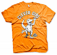 Jurský Park t-shirt, Clever Girl Orange , men´s