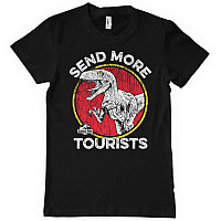 Jurský Park t-shirt, Send More Tourists Black, men´s